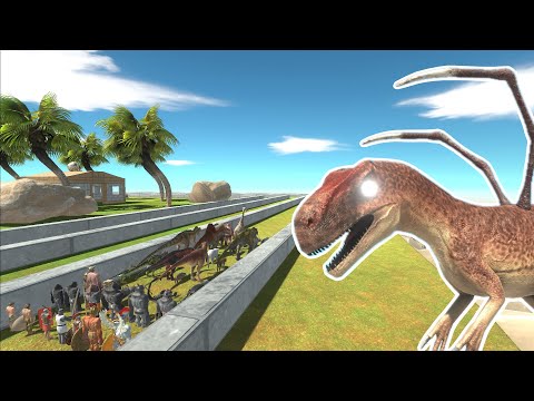 ESCAPE FROM ALIEN ALLOSAURUS - ARBS - Animal revolt battle simulator