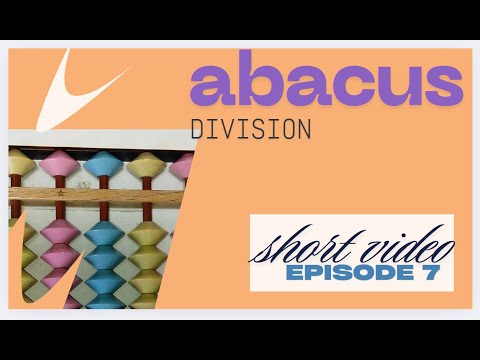 Division on the Abacus Short Episode 7 English Tutorial