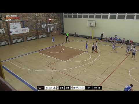 CEYBL U13, 4.11.2023, Sokol Pražský - BK NH Ostrava