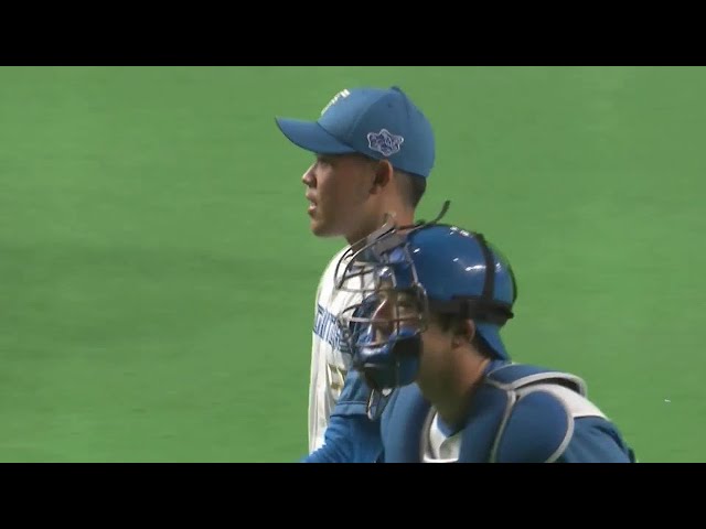 【1回表】プロ2勝目へ!! ファイターズ・根本悠楓 初回3者凡退の完璧な立ち上がり!! 2022年6月9日 北海道日本ハムファイターズ 対 横浜DeNAベイスターズ