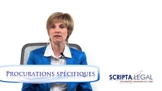 Procurations spécifiques