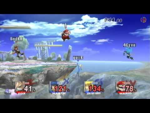 [BiB5] 2on2 GF - Akuma(Mario,Wario) & Sodrek(Fox) V5. quiKsilver(ZSS) & Leon(Marth)