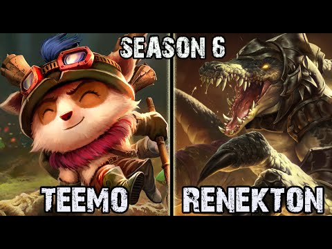 Best Teemo Korea vs Renekton TOP Ranked Challenger