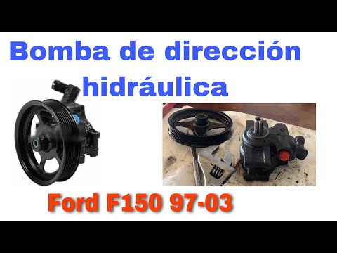 COMO CAMBIAR POLEA DE BOMBA DE DIRECCIÓN HIDRÁULICA FORD F-150 1997-2003