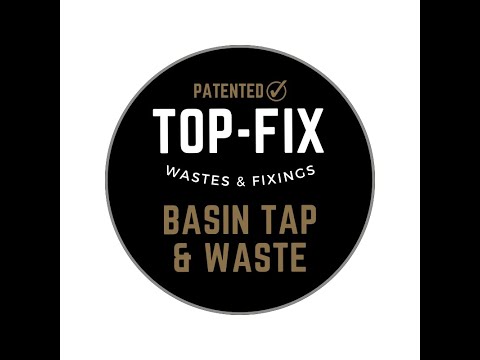 Top-Fix Basin Waste Installation