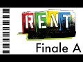 Finale A - RENT - Piano/Onstage Guitar Accompaniment/Rehearsal Track