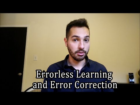 ABA Therapy: Errorless Learning and Error Correction