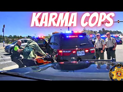 BEST OF CONVENIENT COP #2025 Police Instant Karma / Karma Cop / Justice Clip /Drivers busted by cops