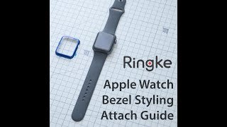 Ringke Bezel Styling Apple Watch 40MM Randbeschermer RVS Zilver Cases