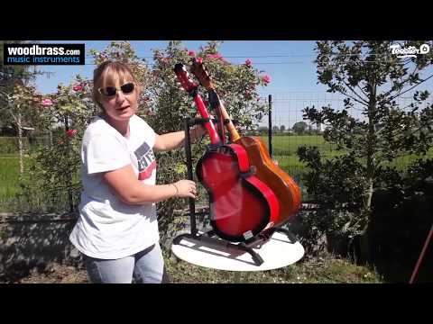 WOODBRASS GS50 R3 STAND DE GUITARE - POUR 3 GUITARES - Test & Avis d'une cliente Woodbrass