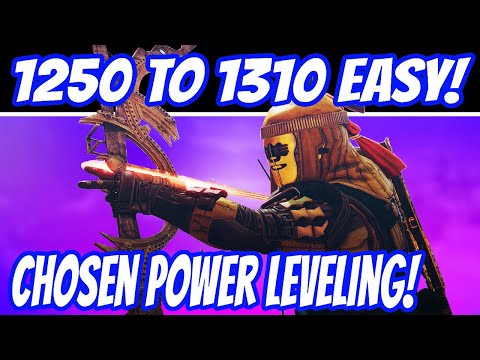 FAST POWER LEVELING GUIDE! Hit Max Power Cap 1310 Easy! Season of the Chosen. Destiny 2.