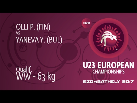 Qual. WW - 63 kg: P. OLLI (FIN) df. Y. YANEVA (BUL) by TF, 14-4