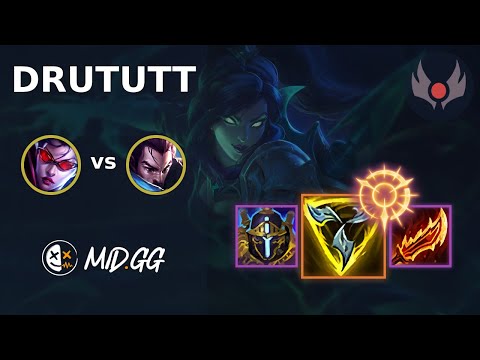 MID.GG: [ drututt ] Vayne TOP vs Yasuo | EUW GRANDMASTER | LOL Season 2025