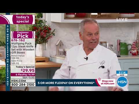 HSN | Chef Wolfgang Puck Holiday Gifts 11.25.2019 - 12 AM