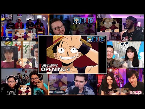 One Piece Opening 4 | Reaction Mashup [BON VOYAGE!] (Op 4 ワンピース)