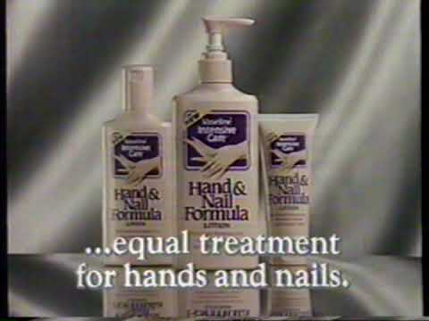 1988 Vaseline Intensive Care Lotion "Hand & Nail Formula" TV Commercial