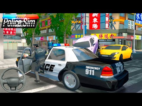 Police Sim 2022 - Police Car Driving Officer Simulator - Android Gameplay