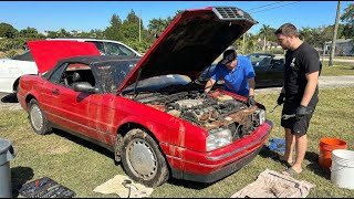I Bought a Hurricane Flooded Cadillac Allante - Can it be Saved?