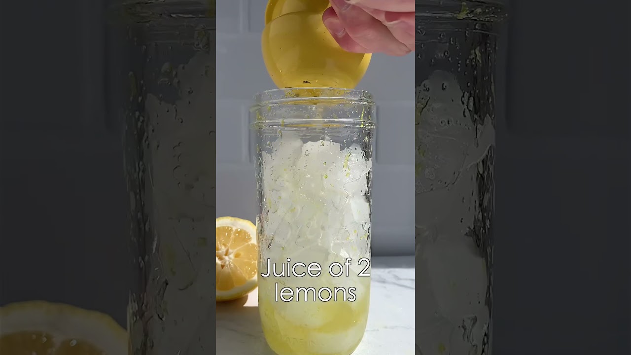 Quick & Easy Lemonade Recipe for 1 person | Refreshing Summer Drink 🍋