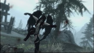 Skyrim as a Succubus サキュバスでスカイリム Flying Mod VioLens Mod 33