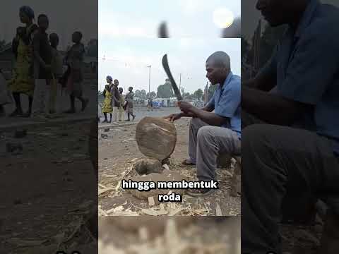 Kenapa Warga Kongo Memilih Skuter dari Kayu?