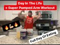 Full Day Of Eating and Arm Workout 12.5 Weeks Out!