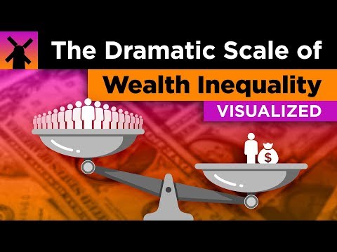 全球財富不平等的瘋狂規模直觀可見 (The Insane Scale of Global Wealth Inequality Visualized)