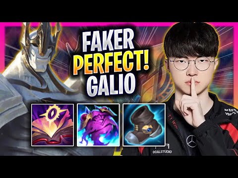 FAKER PERFECT GAME WITH GALIO! - T1 Faker Plays Galio MID vs Annie! | Season 2025