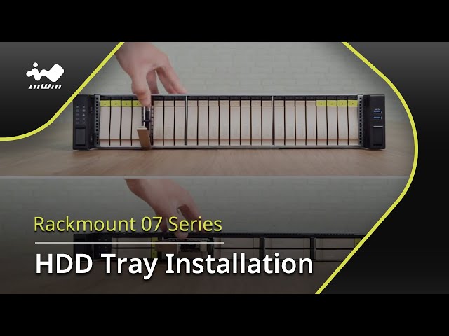 07 Series HDD Tray Installation