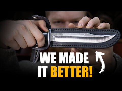 The Perfect Knife Sheath and How It's Made! Custom Buck 120/119 Fixed Blade Sheath With Nicks Boots