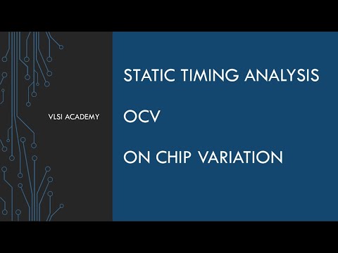 sta lec33 introduction to OCV | Static Timing Analysis tutorial | VLSI