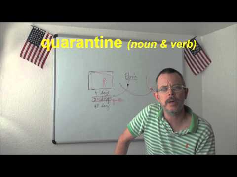 Learn English: Daily Easy English Expression 0623: quarantine (noun & verb