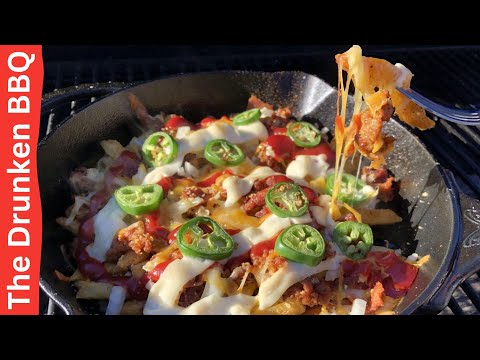EXTREME CRISPY LOADED TEXAS CHEESE FRIES JALAPENO | The Best Dirty Fries