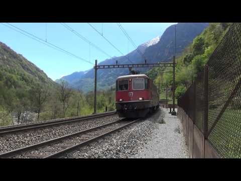SBB Re 420-193 IN TRANSITO A BIASCHINA.(CH) 24 - 4 - 2016
