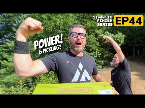 Building A Mountain Cabin EP44 | Power is on and fireplace finish🔥