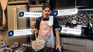 COZINHEIROS BISTECONE E GABRIEL REAGINDO AO LIVEPIX