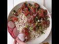 How to make a Tuna Poke Bowl with Della Basmati Rice plus Quinoa