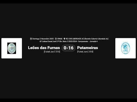 4ª Jornada - Leões das Furnas 0 - CAP 16