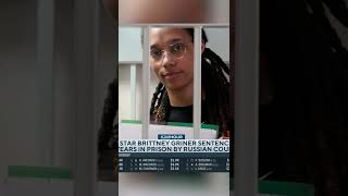 WNBA star Brittney Griner sentenced to 9 YEARS in prison by Russian court #shorts