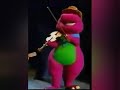 Barney The Farmer Playing Jingle Bells On His Fiddle For The Kidsongs Kids