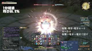 FF14・竜騎士・Lv60シンク木人（一応）撃破