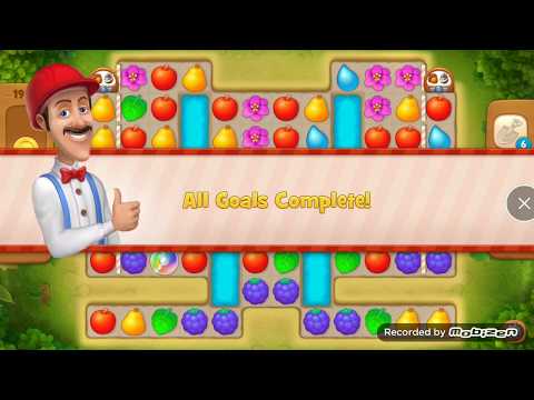 Gardenscapes HARD LEVEL 1954! NO BOOSTERS USED!