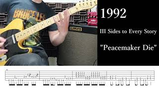 (TAB) EXTREME - #20 &quot;Peacemaker Die&quot; - Nuno Bettencourt - Guitar Riff - Fender Telecaster