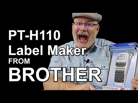 Unboxing And Using The Brother P-touch PT-H110 Label Maker - Start Labeling With Style!