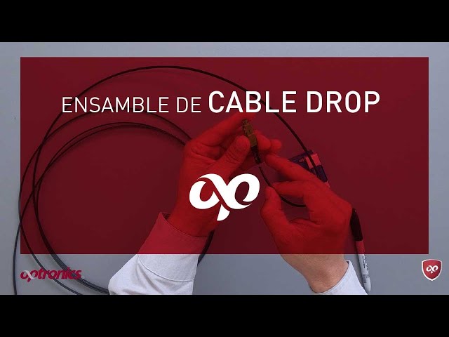 Conectorización de Cable Drop con conector mecánico sc