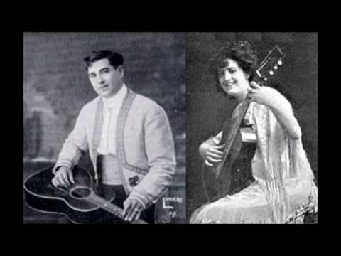 HAWAIIAN ECHOES, Helen Louise ja Frank Ferera levyttivät hawajikitaraduettona 17.7.1916