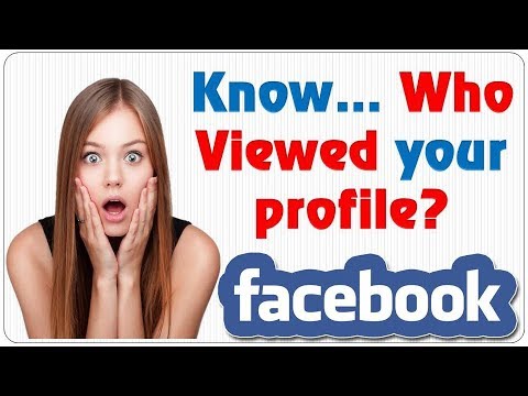 Profile Visitor Facebook | How to know who viewed/visited my Facebook profile recently [2018] Video