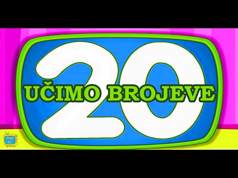 Brojevi za djecu - učimo brojeve do 20 - crtani za djecu - pepi tv - UCIMO BROJATI decu