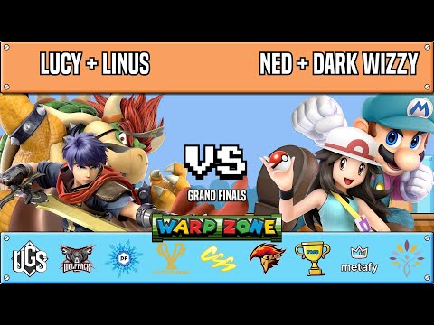 Warp Zone - Grand Finals - Lucy + Linus(Ike+Bowser) Vs. Ned + Dark Wizzy(Pokemon Trainer+Mario)