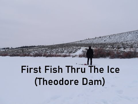 First Fish Thru The Ice (Theodore Dam)